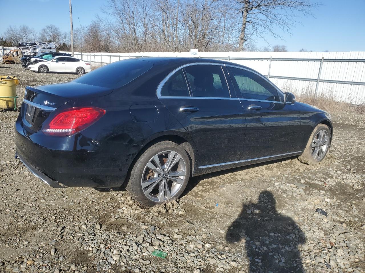 2020 Mercedes-Benz C-klasse VIN 55SWF8EB4LU333243 Copart auction photo, front end / side damage thumbnail 3