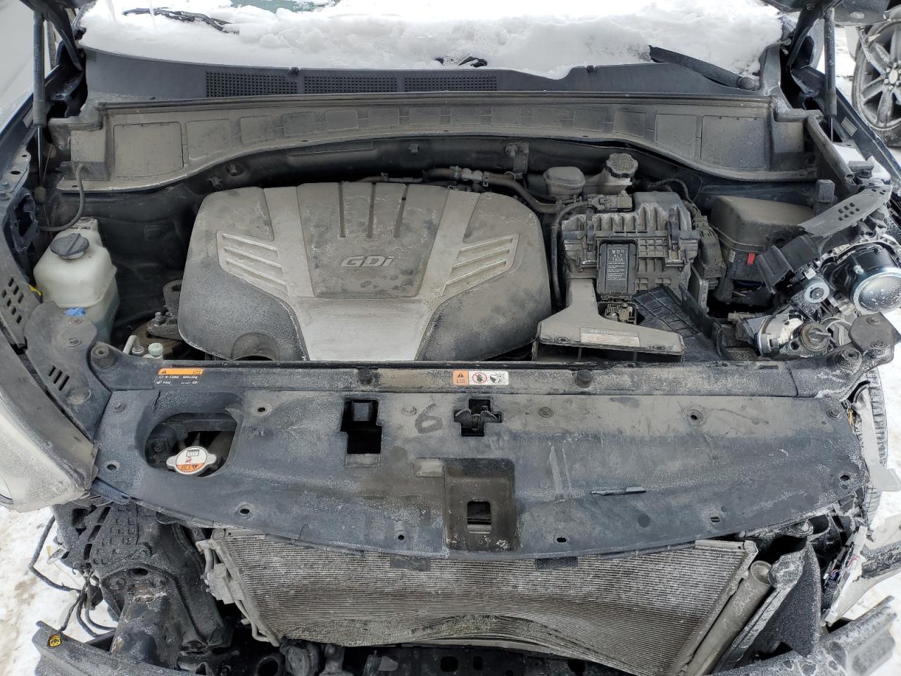 2017 Hyundai Santa Fe VIN KM8SR4HFXHU216131 Copart auction photo, all over damage thumbnail 12