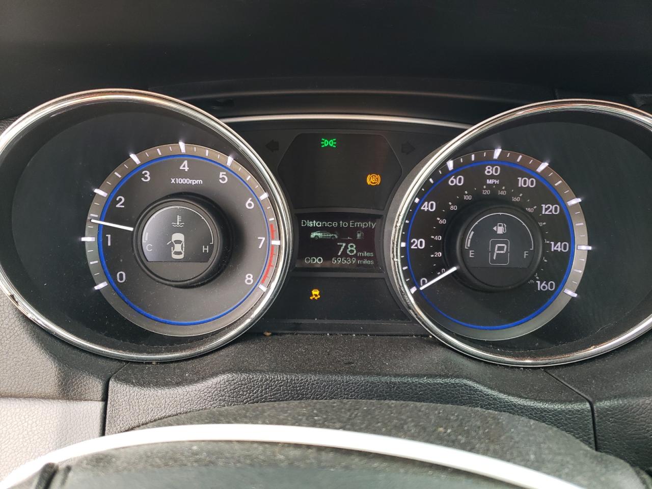 2014 Hyundai Sonata VIN 5NPEB4AC0EH841133 Copart auction photo, front end / side damage thumbnail 9