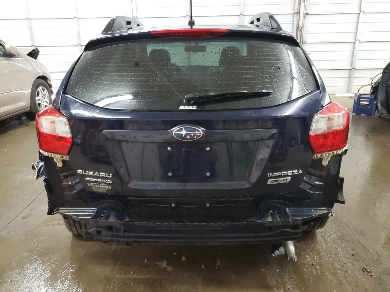 2014 Subaru Impreza VIN JF1GPAL66EG252288 Copart auction photo, rear end / hail damage thumbnail 6