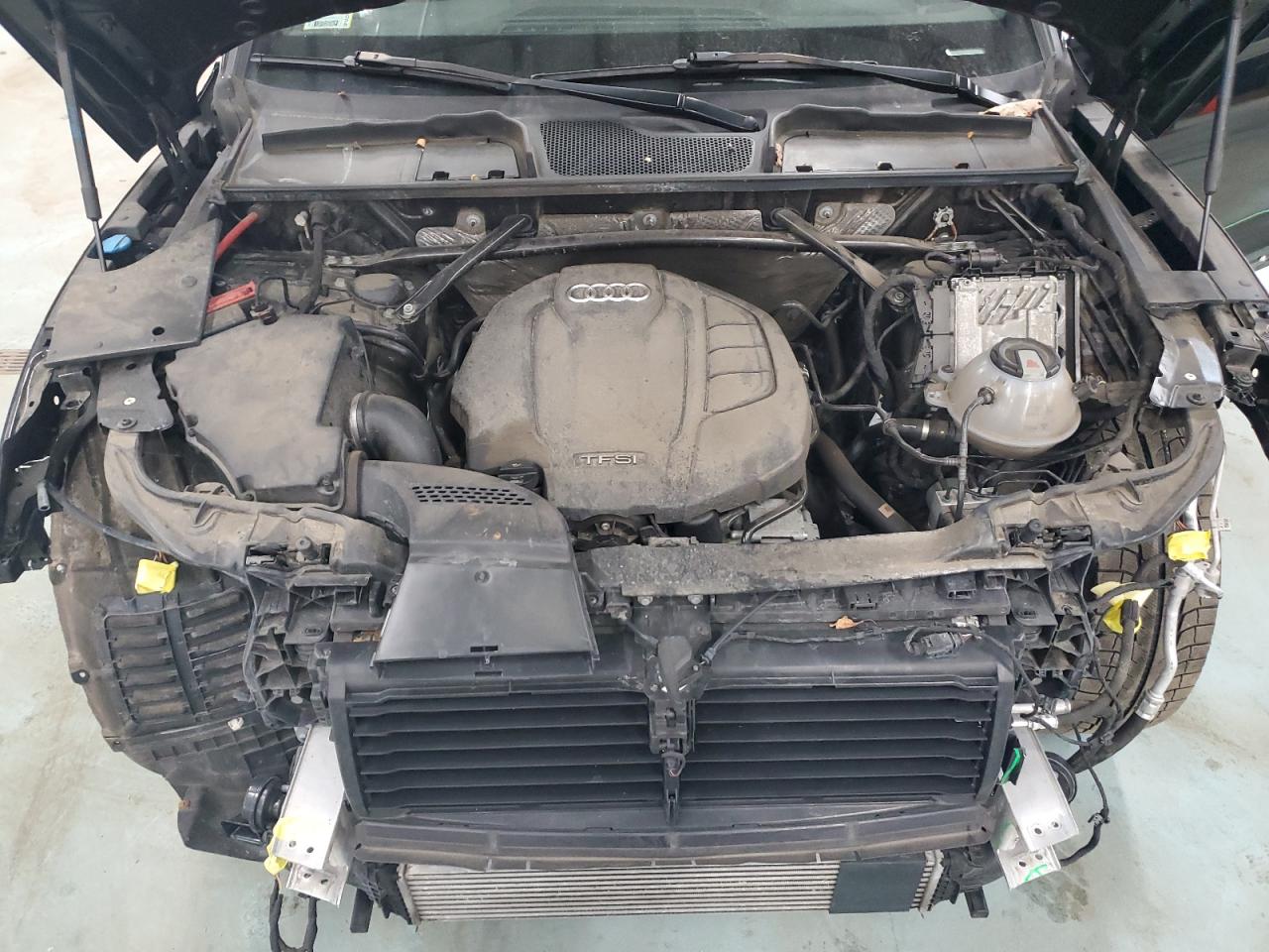 2018 Audi Q5 VIN WA1BNAFY7J2069930 Copart auction photo, front end / side damage thumbnail 12