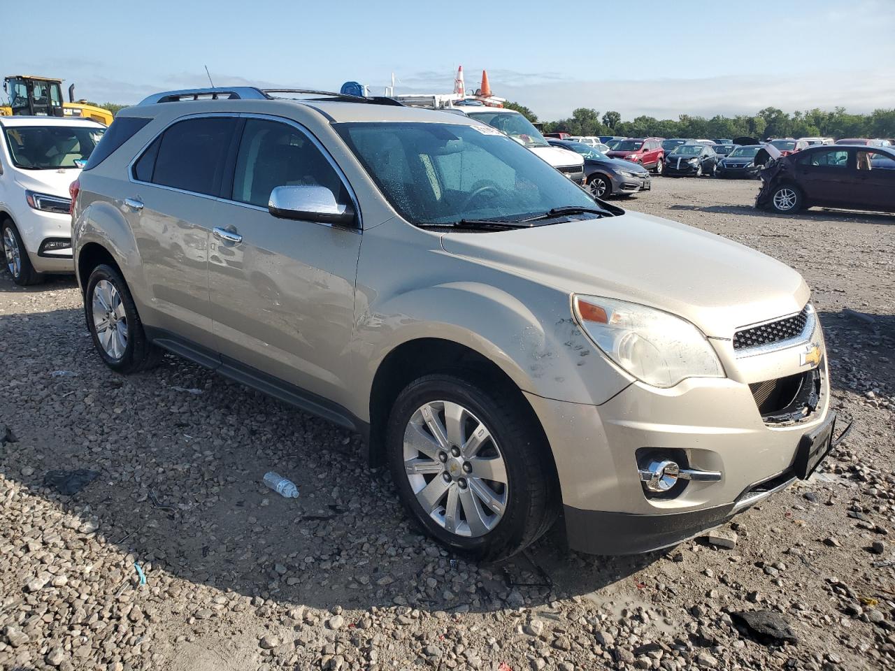 2011 Chevrolet Equinox VIN 2GNALFEC7B1150672 Copart auction photo, front end damage thumbnail 4