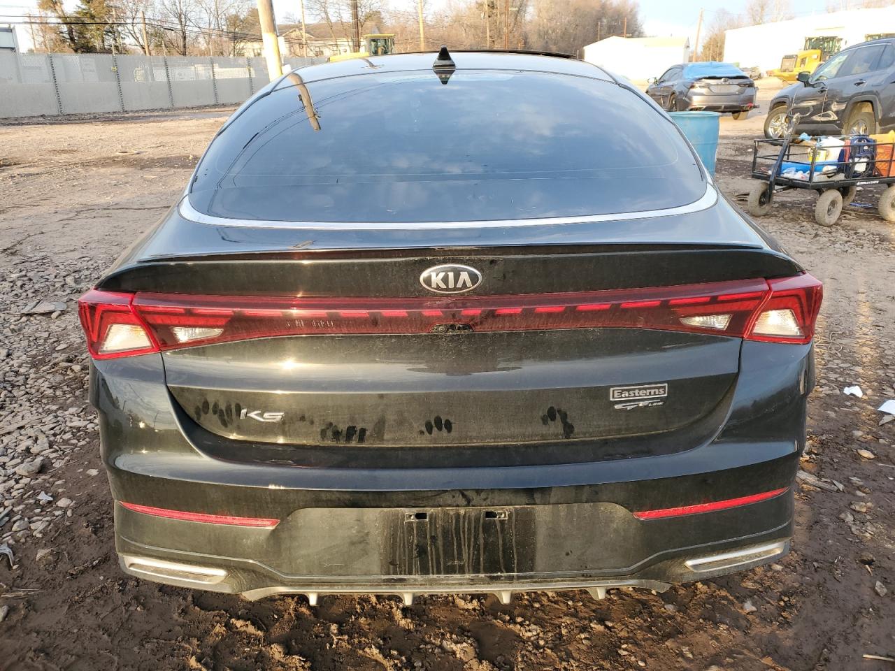 2021 KIA K5 VIN 5XXG64J27MG052749 Copart auction photo, side / front end damage thumbnail 6