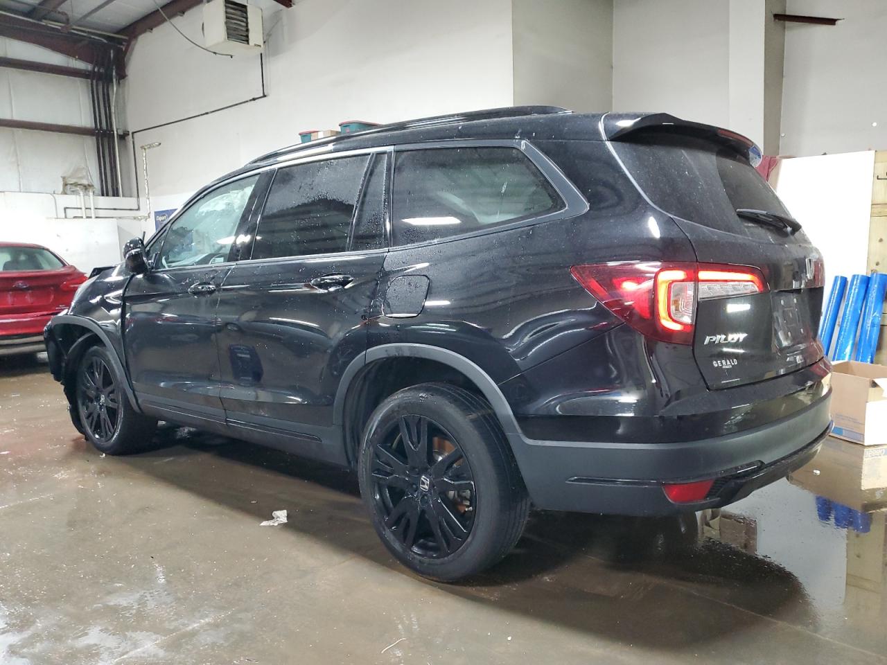 2022 Honda Pilot VIN 5FNYF6H76NB078636 Copart auction photo, front end / rear end damage thumbnail 2