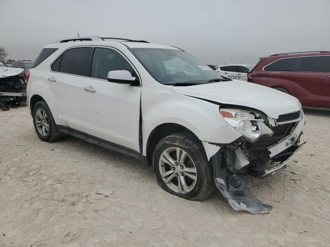 2013 Chevrolet Equinox VIN 2GNFLGEK2D6173270 Copart auction photo, front end / side damage thumbnail 4