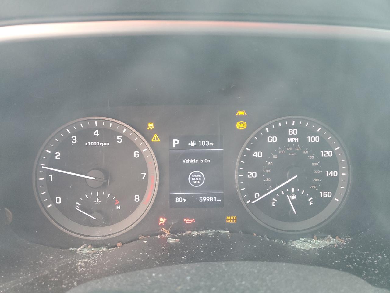 2020 Hyundai Tucson VIN KM8J33AL8LU225975 Copart auction photo, rollover / all over damage thumbnail 9