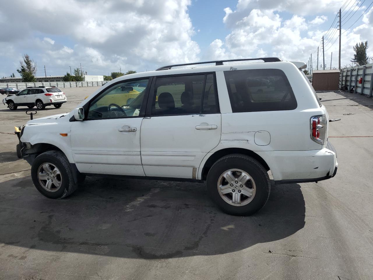 2008 Honda Pilot VIN 5FNYF28208B027490 Copart auction photo, front end damage thumbnail 2