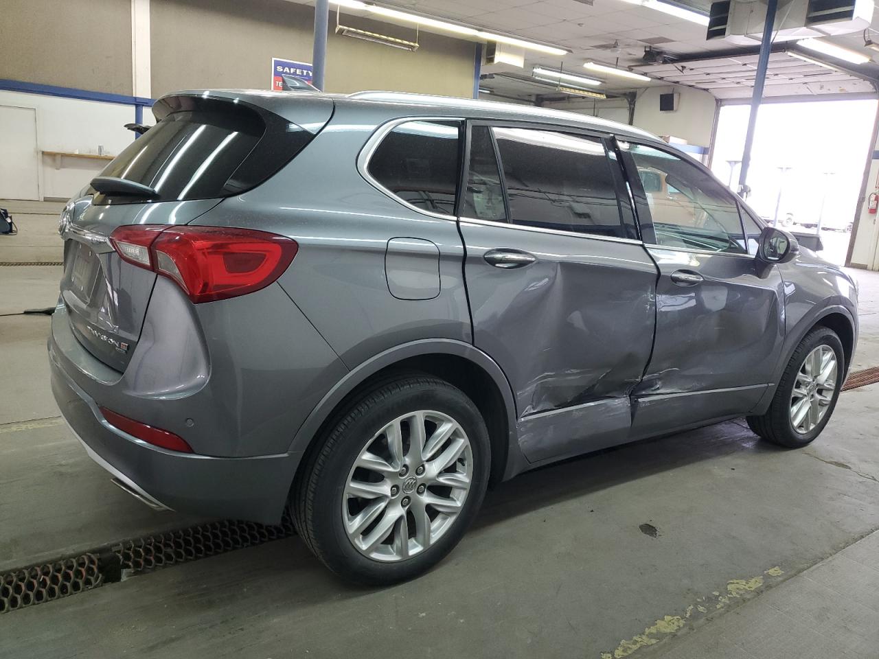 2019 Buick Envision VIN LRBFX3SX2KD003364 Copart auction photo, side damage thumbnail 3