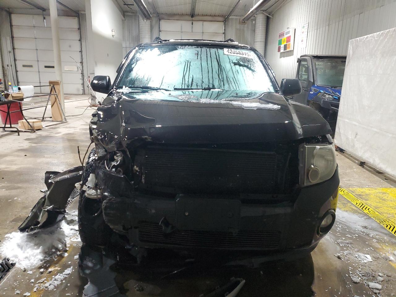 2011 Ford Escape VIN 1FMCU9DG3BKB43363 Copart auction photo, front end / side damage thumbnail 5