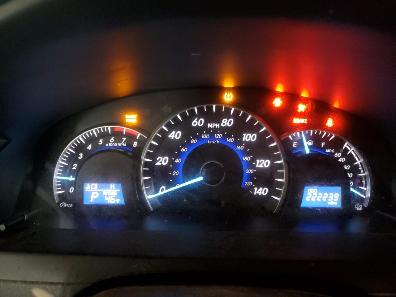 2013 Toyota Camry VIN 4T1BK1FK3DU530913 Copart auction photo, front end / all over damage thumbnail 9