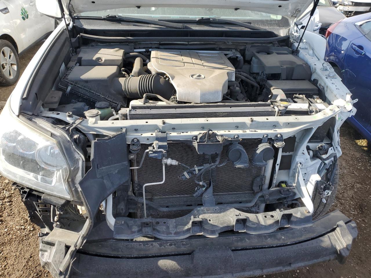 2015 Lexus GX VIN JTJBM7FX7F5091027 Copart auction photo, front end / side damage thumbnail 12