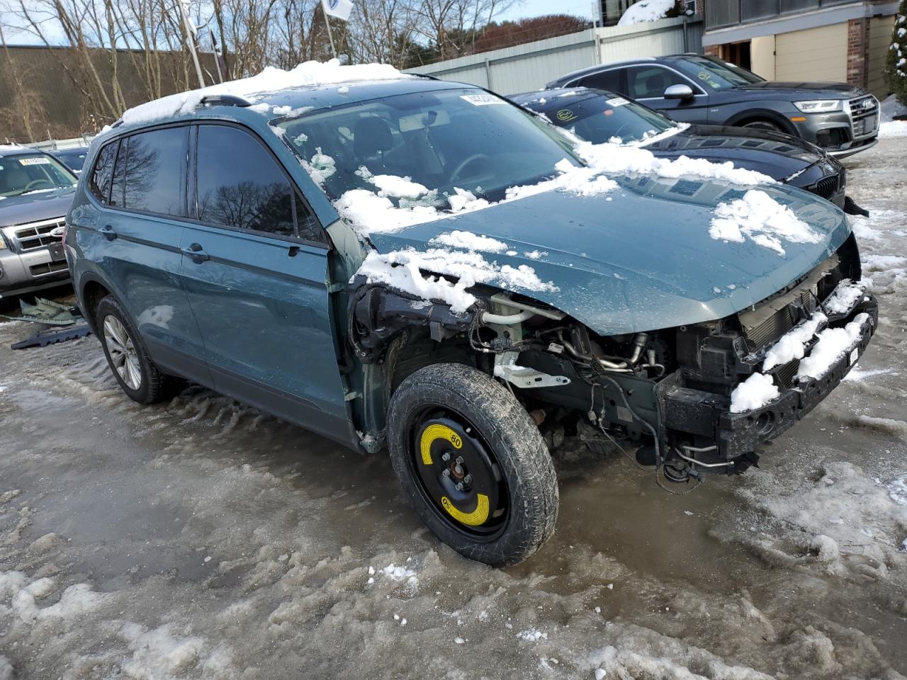 2019 Volkswagen Tiguan VIN 3VV1B7AX9KM177344 Copart auction photo, front end damage thumbnail 4