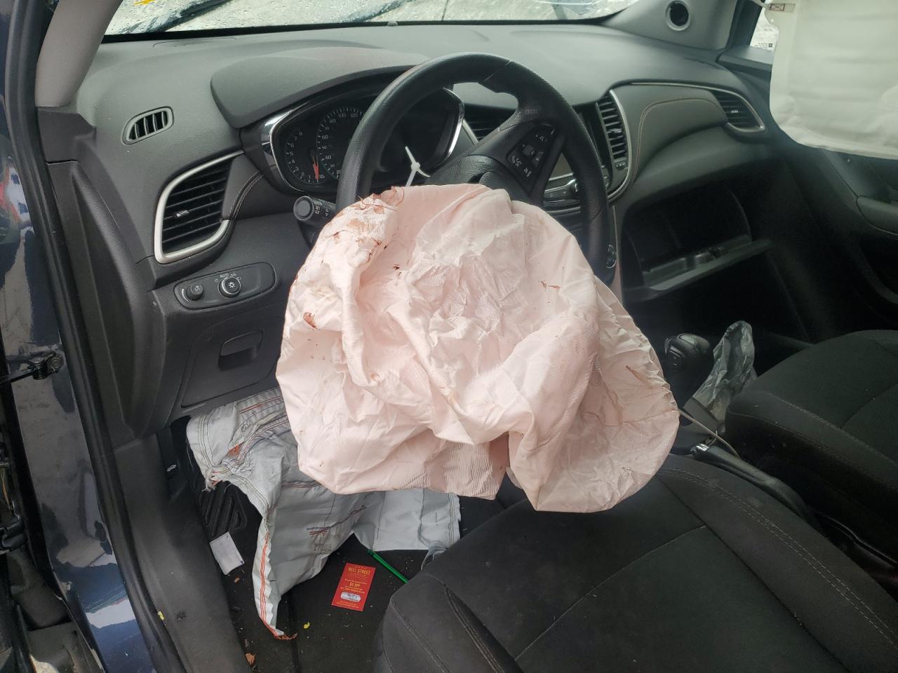 2018 Chevrolet Trax VIN 3GNCJNSB5JL290530 Copart auction photo, front end / side damage thumbnail 8
