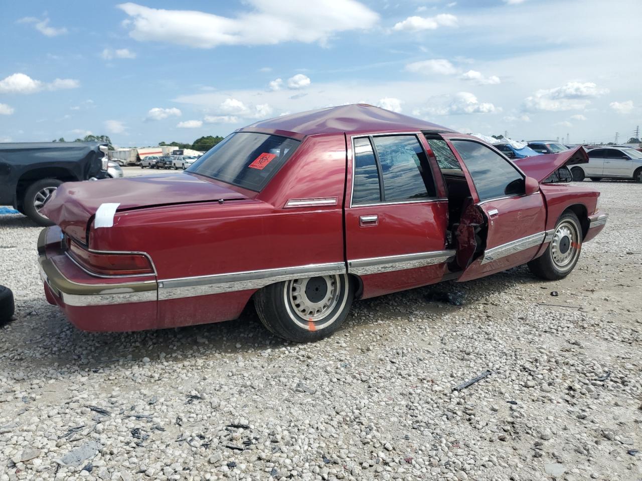 1996 Buick Roadmaster VIN 1G4BN52PXTR404114 Copart auction photo, all over damage thumbnail 3