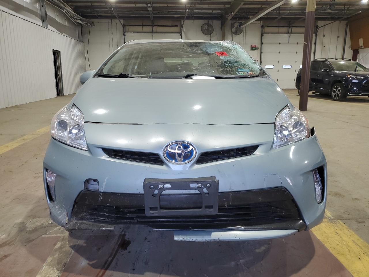 2015 Toyota Prius VIN JTDKN3DU3F1995062 Copart auction photo, side / front end damage thumbnail 5