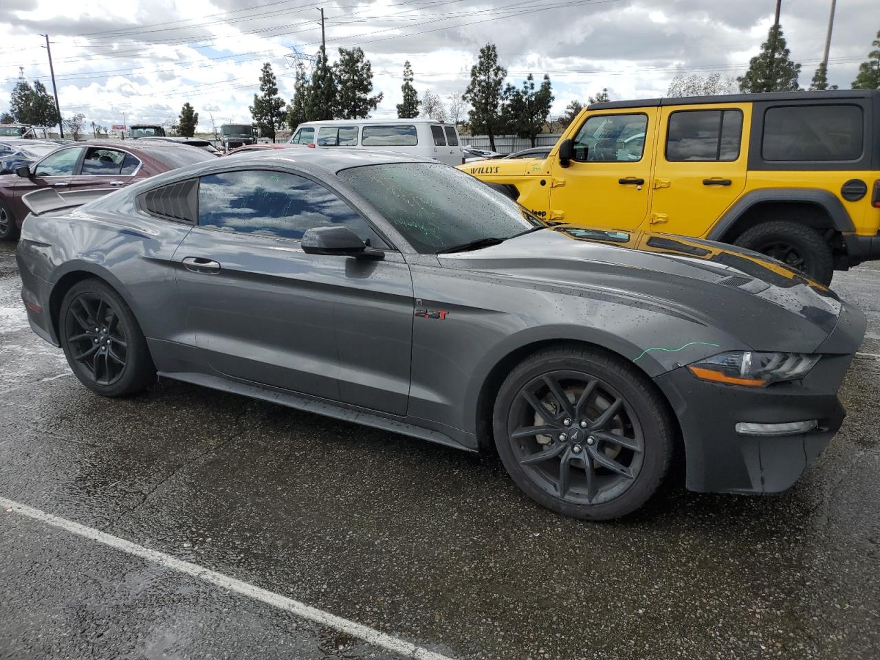 2018 Ford Mustang VIN 1FA6P8TH2J5129065 Copart auction photo, front end damage thumbnail 4