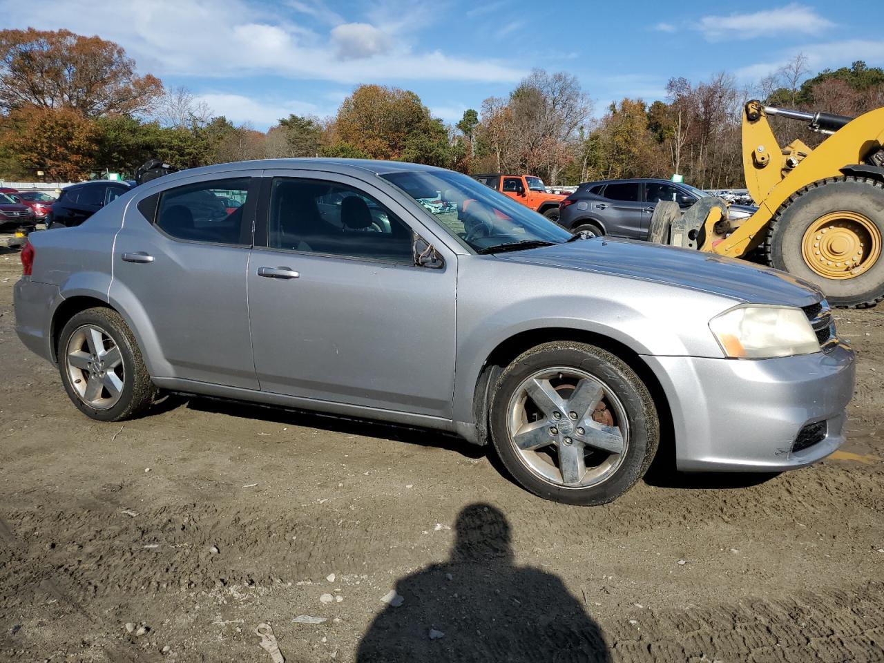 2013 Dodge Avenger VIN 1C3CDZAB1DN688545 Copart auction photo, front end / side damage thumbnail 4
