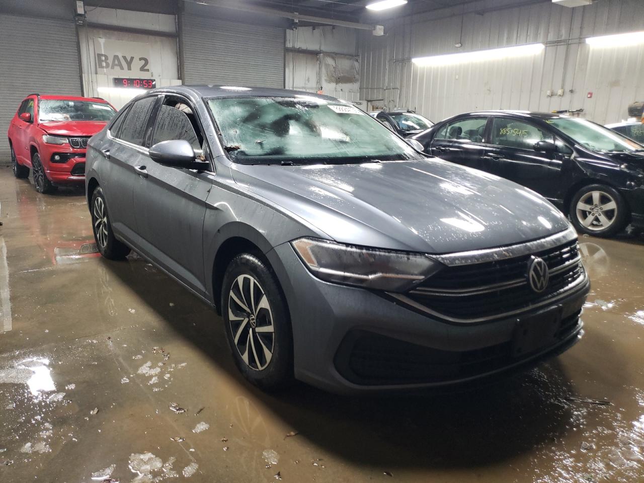 2023 Volkswagen Jetta VIN 3VW5M7BU2PM020189 Copart auction photo, side damage thumbnail 4