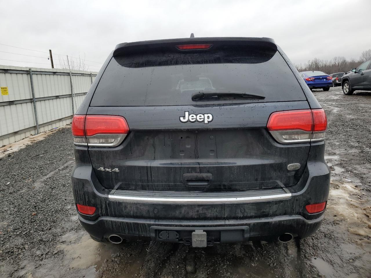 2017 Jeep Grand Cherokee VIN 1C4RJFCGXHC927470 Copart auction photo, front end / side damage thumbnail 6