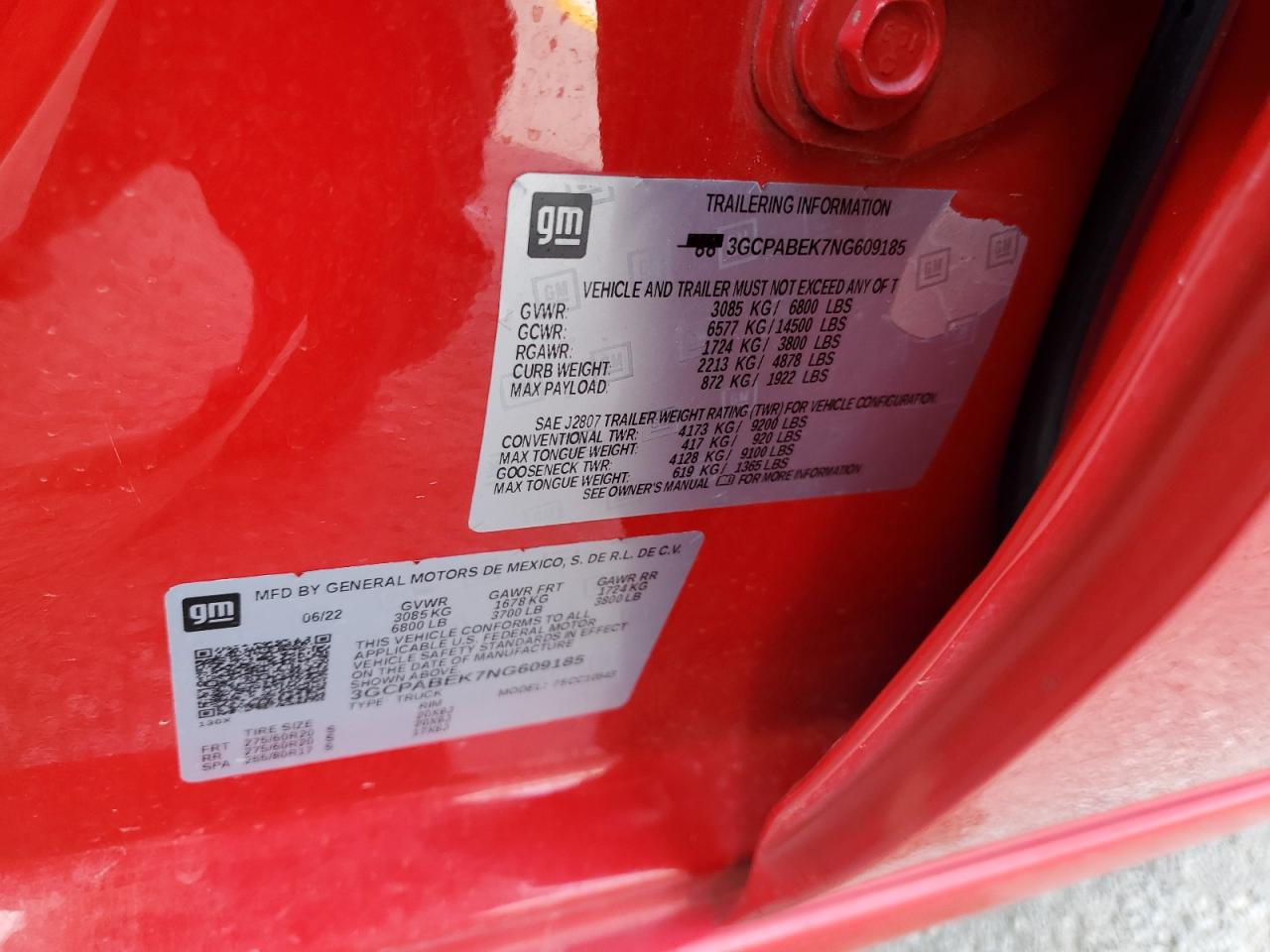 2022 Chevrolet Silverado VIN 3GCPABEK7NG609185 Copart auction photo, mechanical damage thumbnail 12