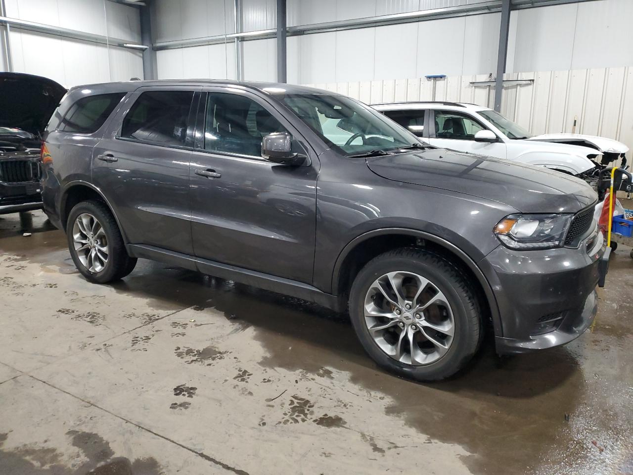 2019 Dodge Durango VIN 1C4RDJDG9KC664033 Copart auction photo, side damage thumbnail 4