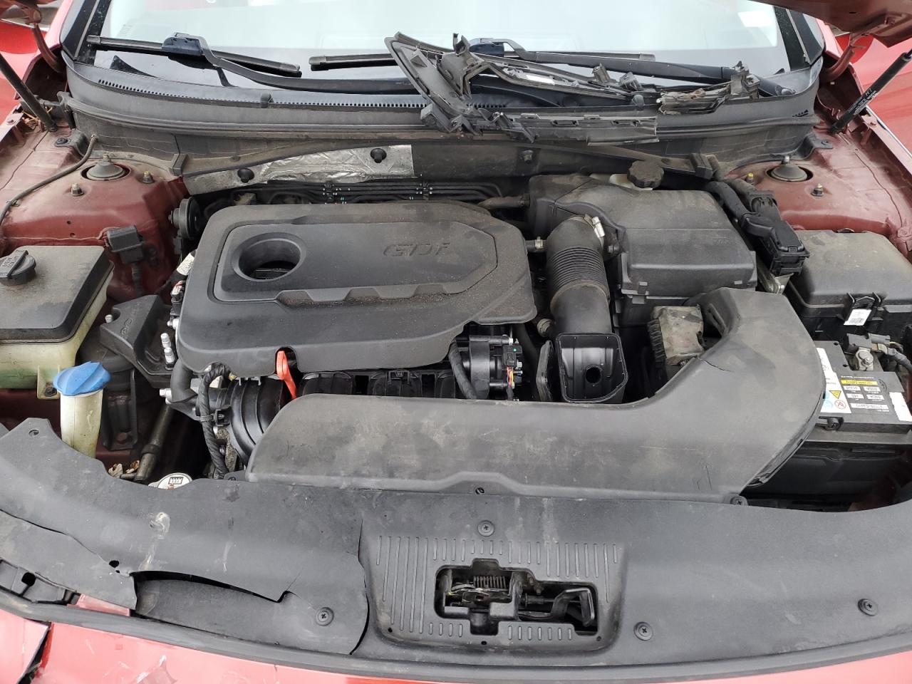 2015 Hyundai Sonata VIN 5NPE24AF2FH201940 Copart auction photo, front end damage thumbnail 12