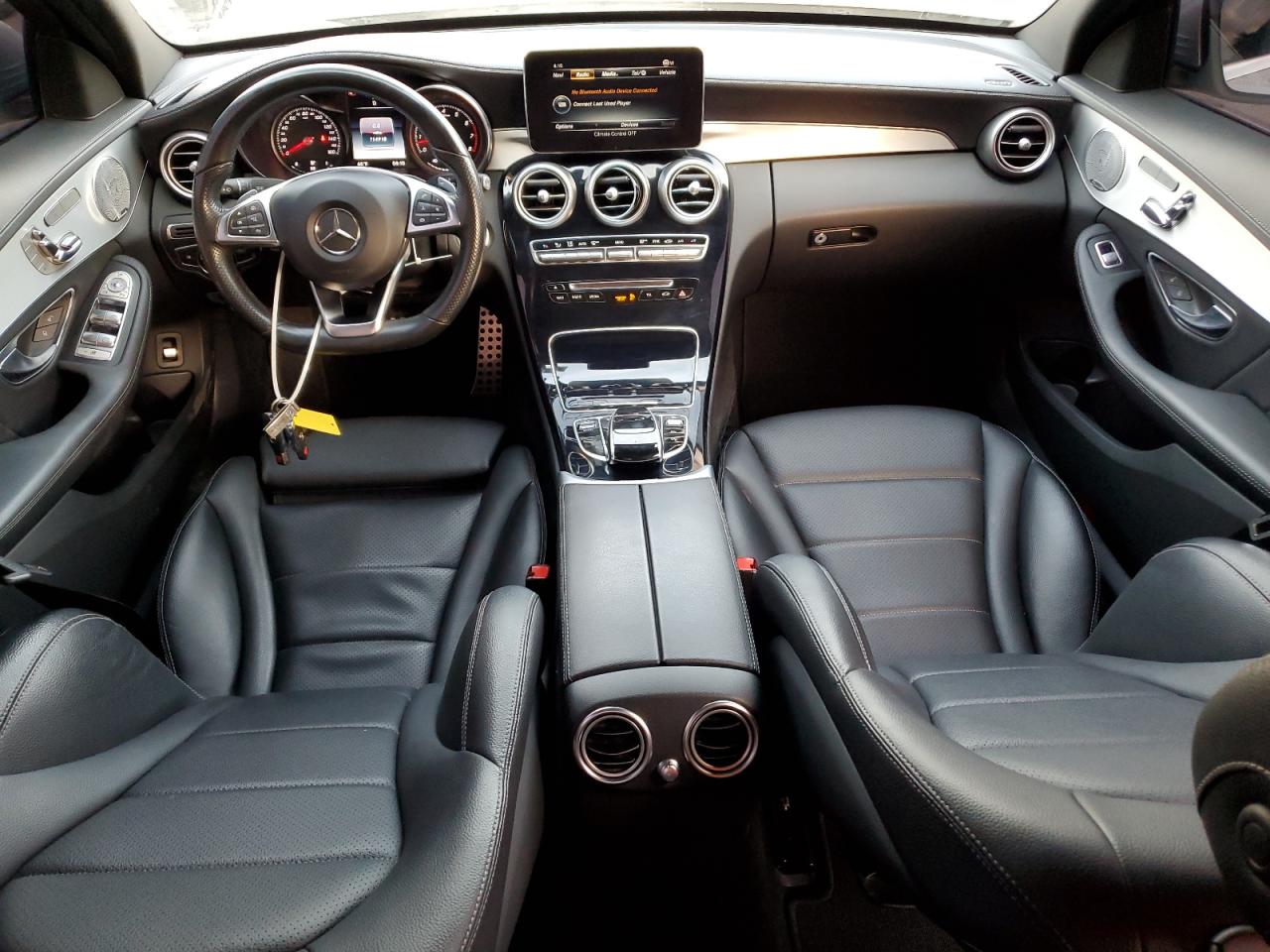 2015 Mercedes-Benz C-klasse VIN 55SWF6GB3FU041850 Copart auction photo, side / front end damage thumbnail 8