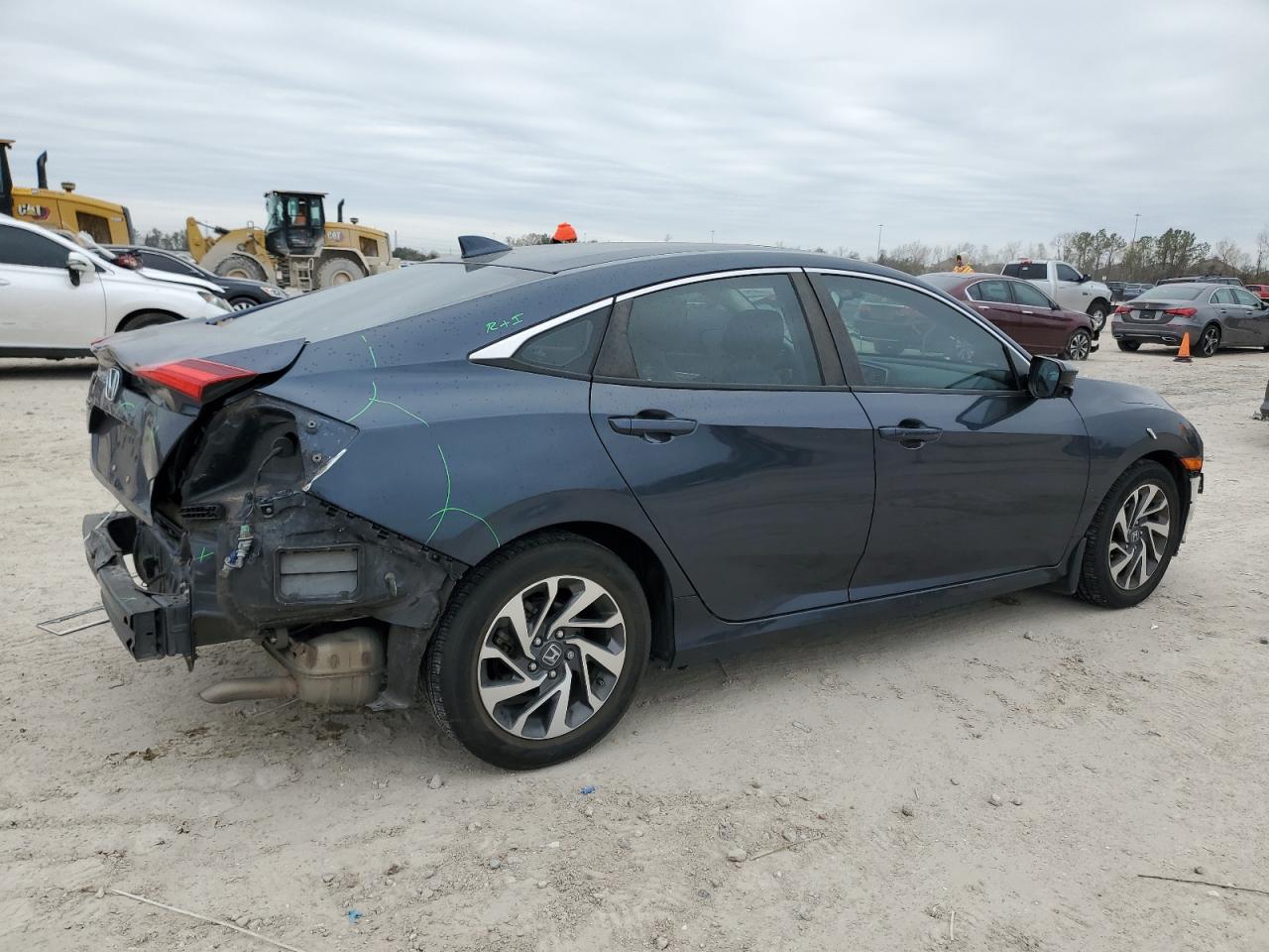 2017 Honda Civic VIN 2HGFC2F75HH567346 Copart auction photo, rear end / front end damage thumbnail 3
