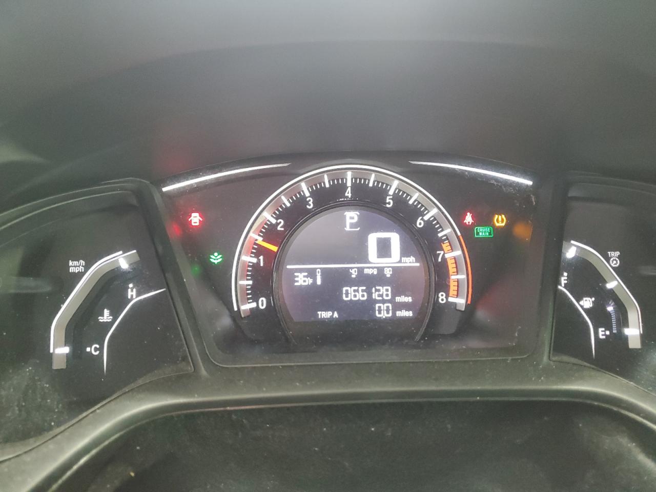 2016 Honda Civic VIN 19XFC2F53GE202753 Copart auction photo, rear end damage thumbnail 9