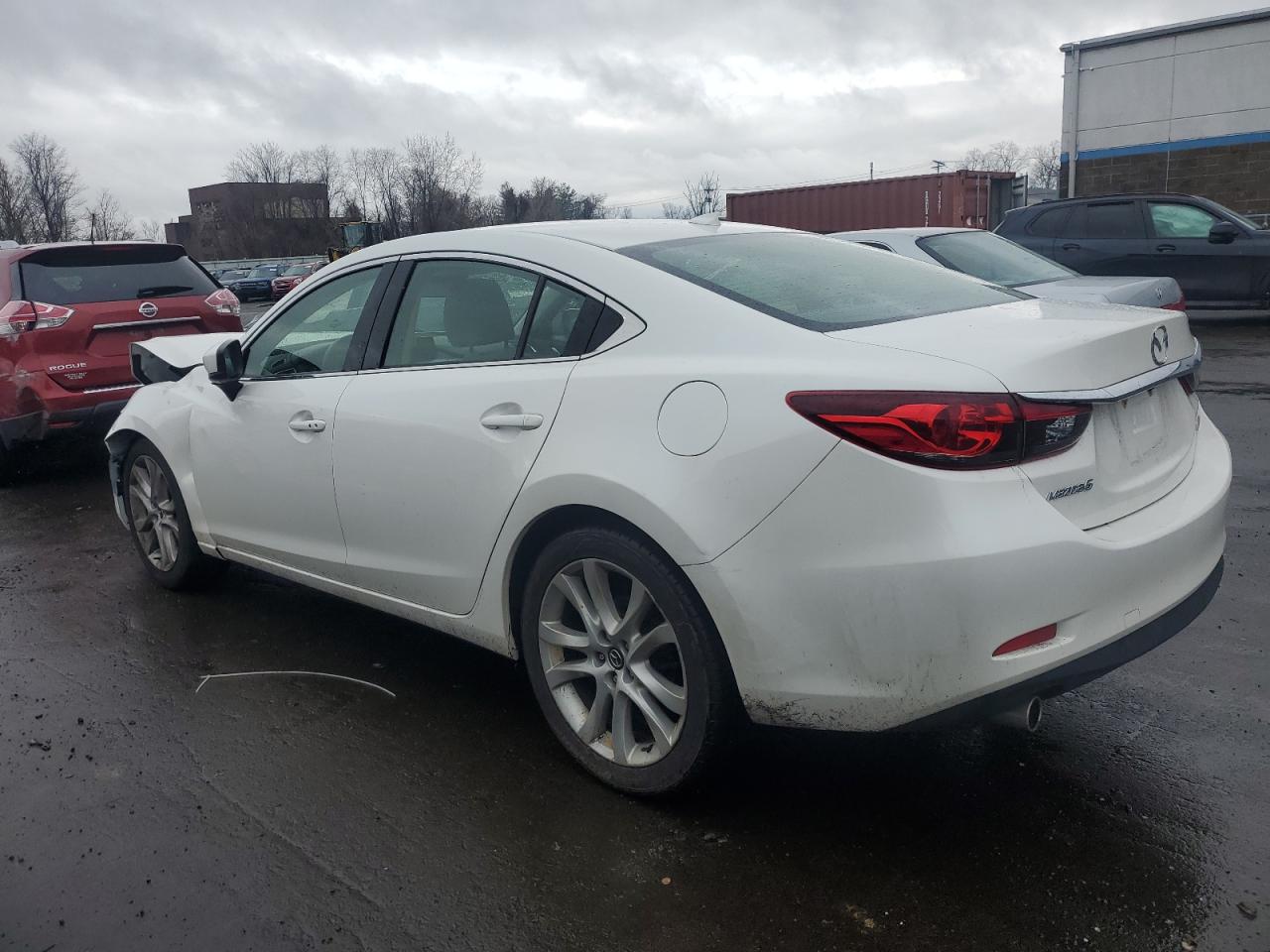 2017 Mazda 6 VIN JM1GL1V55H1115747 Copart auction photo, front end damage thumbnail 2