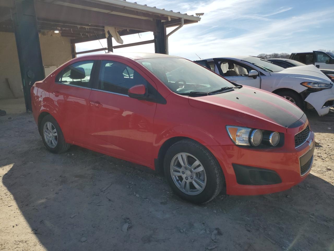 2015 Chevrolet Sonic VIN 1G1JC5SH0F4169019 Copart auction photo, side damage thumbnail 4