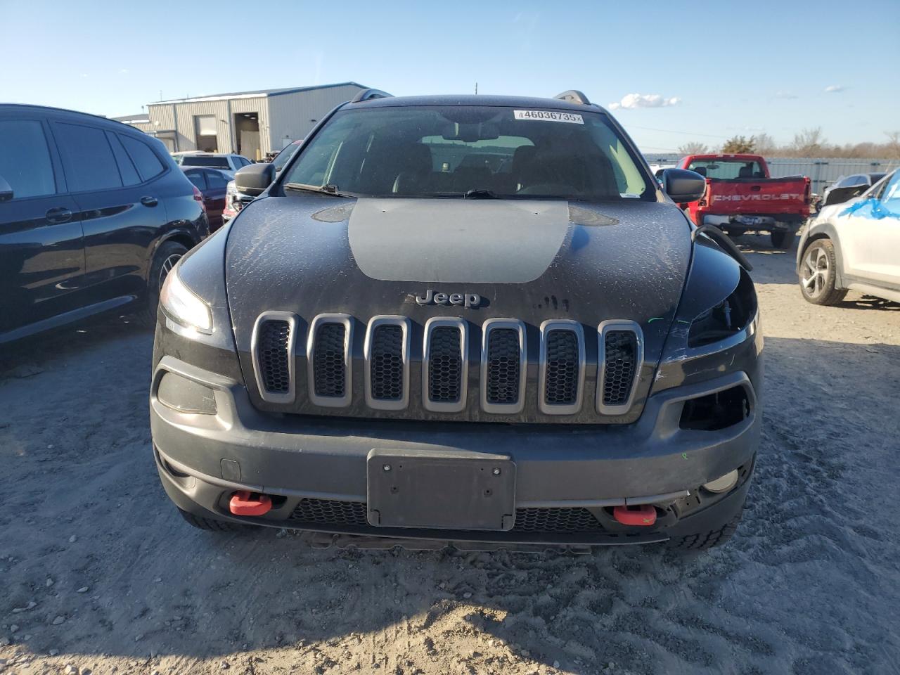2018 Jeep Cherokee VIN 1C4PJMBX6JD562685 Copart auction photo, front end / rear end damage thumbnail 5