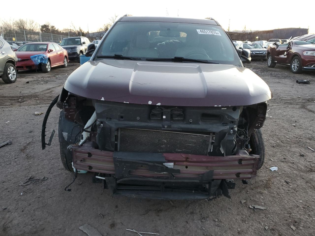 2018 Ford Explorer VIN 1FM5K7D83JGA95344 Copart auction photo, front end / side damage thumbnail 5