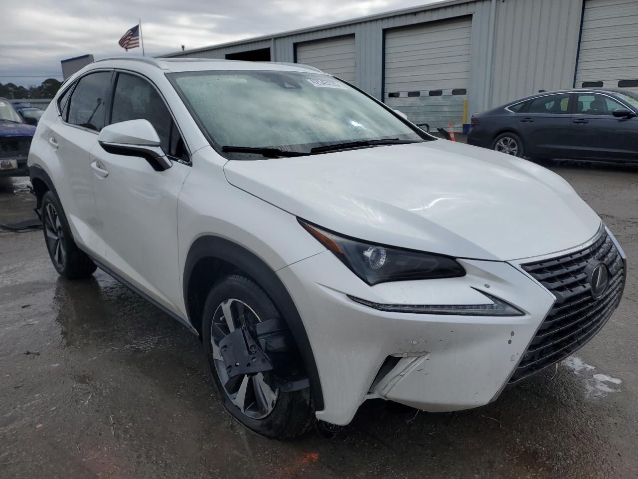 2020 Lexus NX VIN JTJGARBZ4L5005024 Copart auction photo, rear end / side damage thumbnail 4