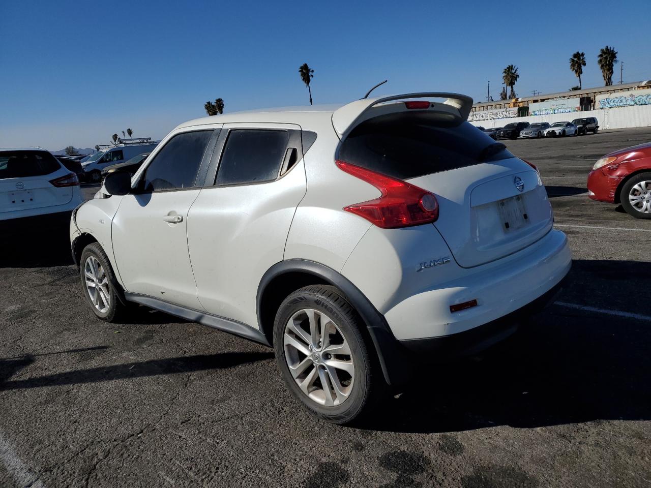 2014 Nissan Juke VIN JN8AF5MR8ET454936 Copart auction photo, front end / minor dent/scratches damage thumbnail 2