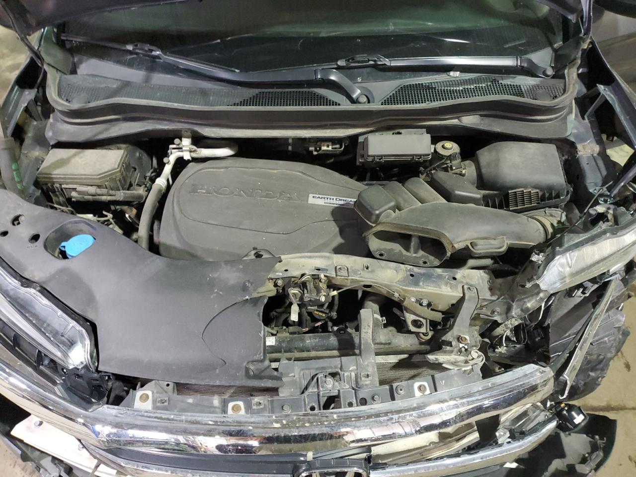 2018 Honda Pilot VIN 5FNYF6H57JB018101 Copart auction photo, front end damage thumbnail 12