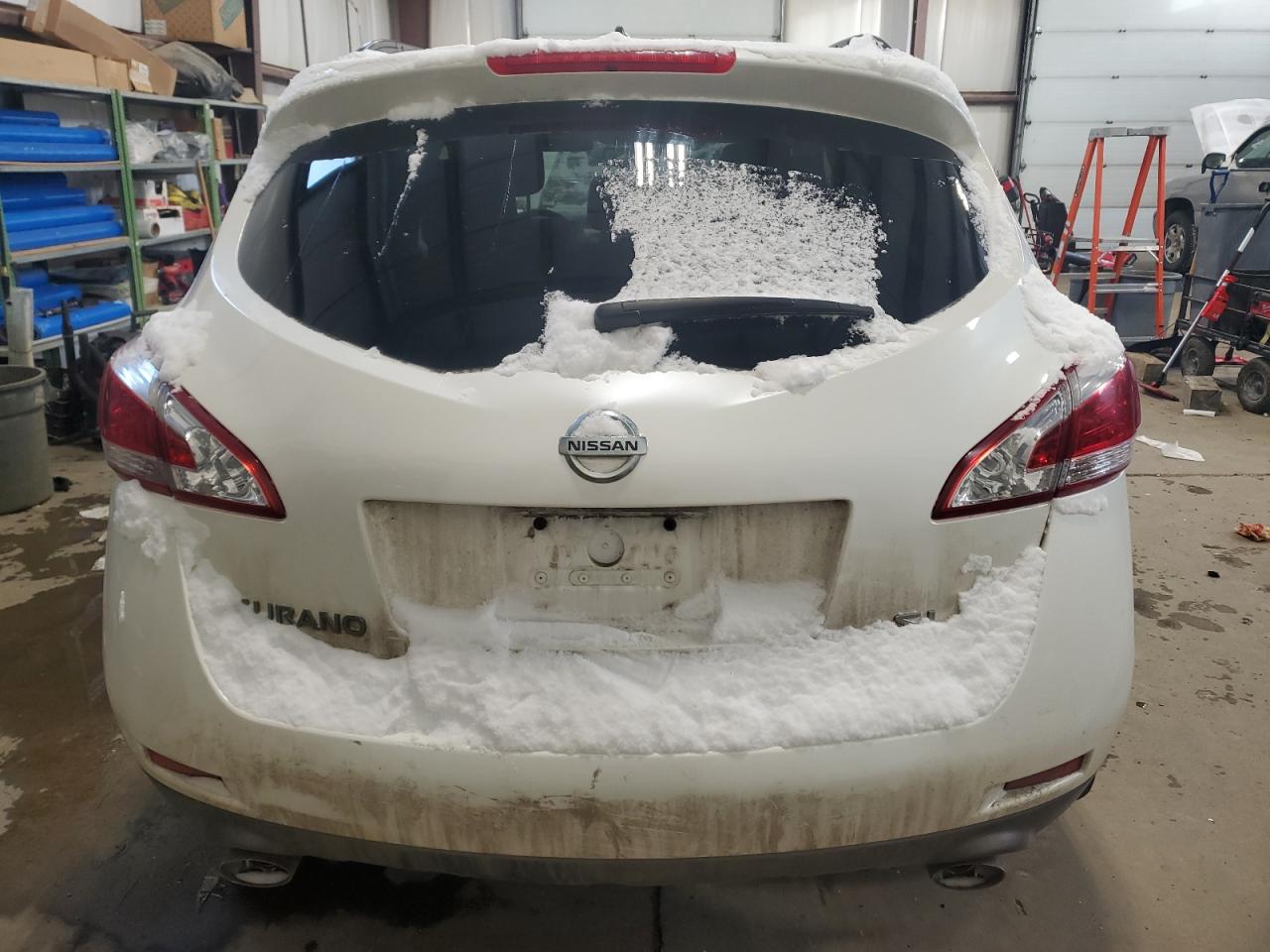 2014 Nissan Murano VIN JN8AZ1MW8EW521586 Copart auction photo, front end / side damage thumbnail 6