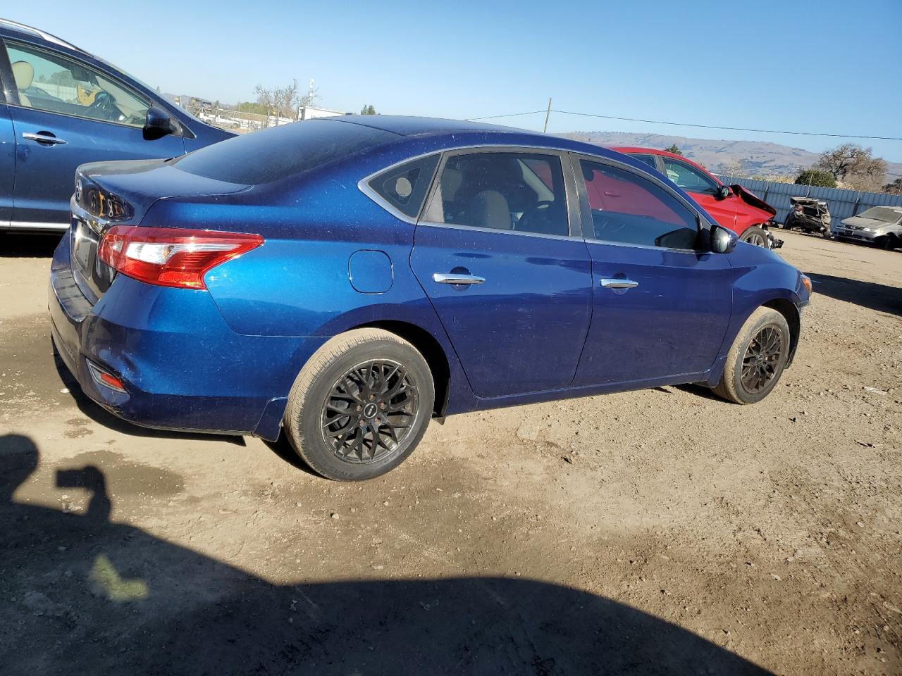2017 Nissan Sentra VIN 3N1AB7AP0HY346993 Copart auction photo, all over damage thumbnail 3
