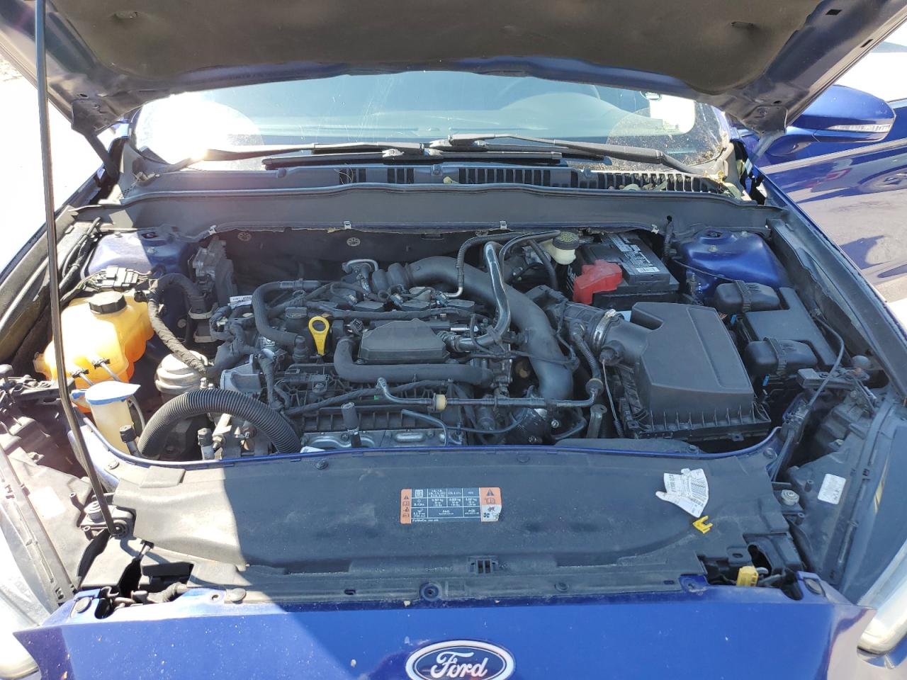 2015 Ford Fusion VIN 3FA6P0HD2FR275638 Copart auction photo, side / rear end damage thumbnail 11