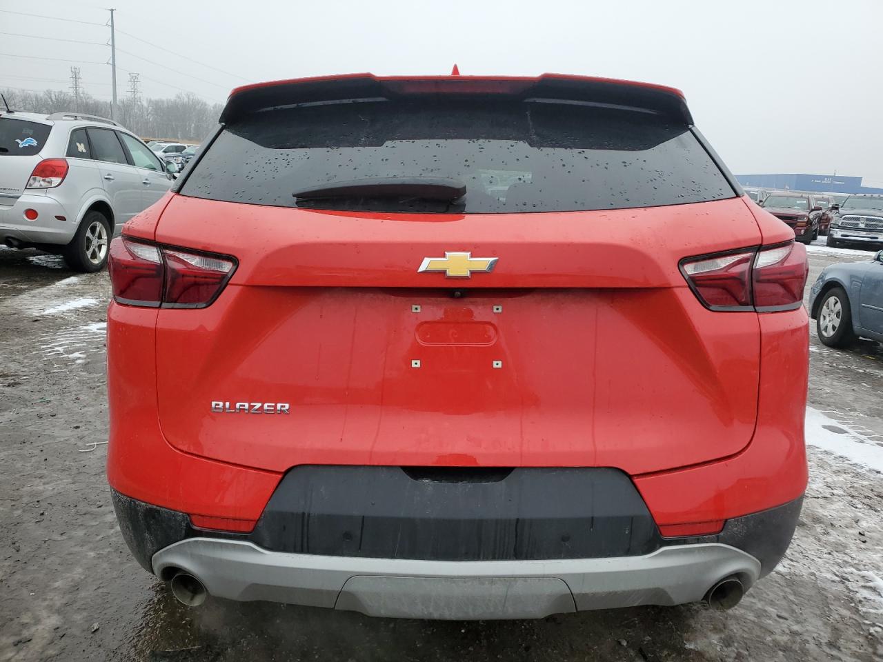 2021 Chevrolet Blazer VIN 3GNKBCRS5MS554486 Copart auction photo, front end / side damage thumbnail 6