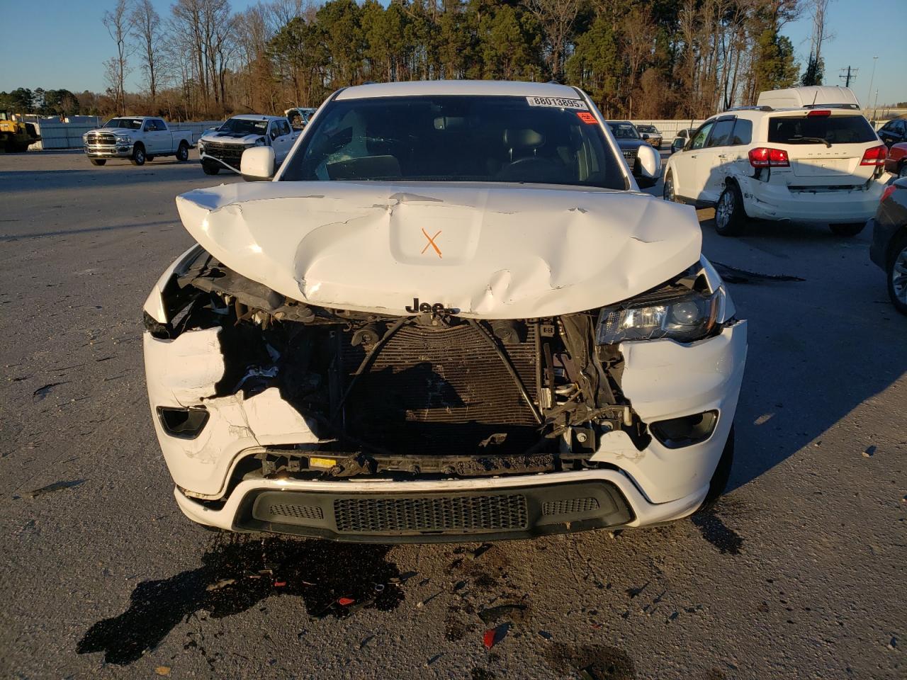 2020 Jeep Grand Cherokee VIN 1C4RJFAG5LC199715 Copart auction photo, all over / undercarriage damage thumbnail 5