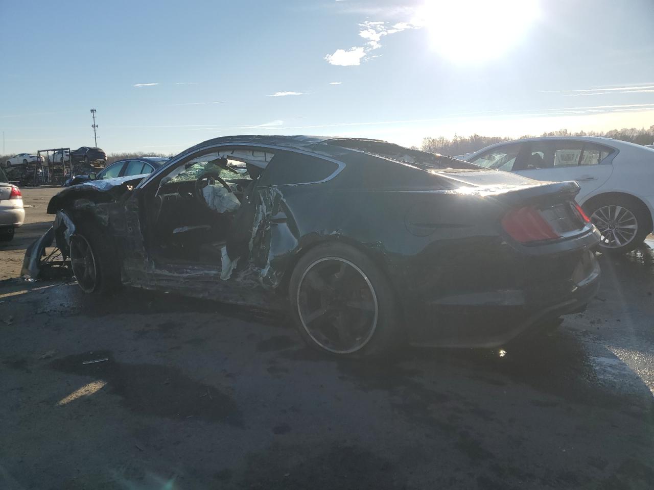 2019 Ford Mustang VIN 1FA6P8K04K5501132 Copart auction photo, all over damage thumbnail 2