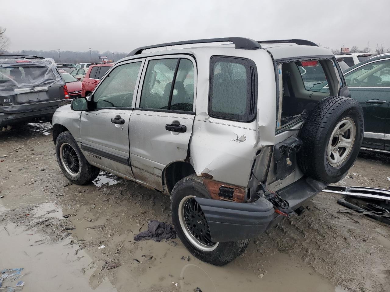 2003 Chevrolet Tracker VIN 2CNBJ13C636952168 Copart auction photo, all over damage thumbnail 2