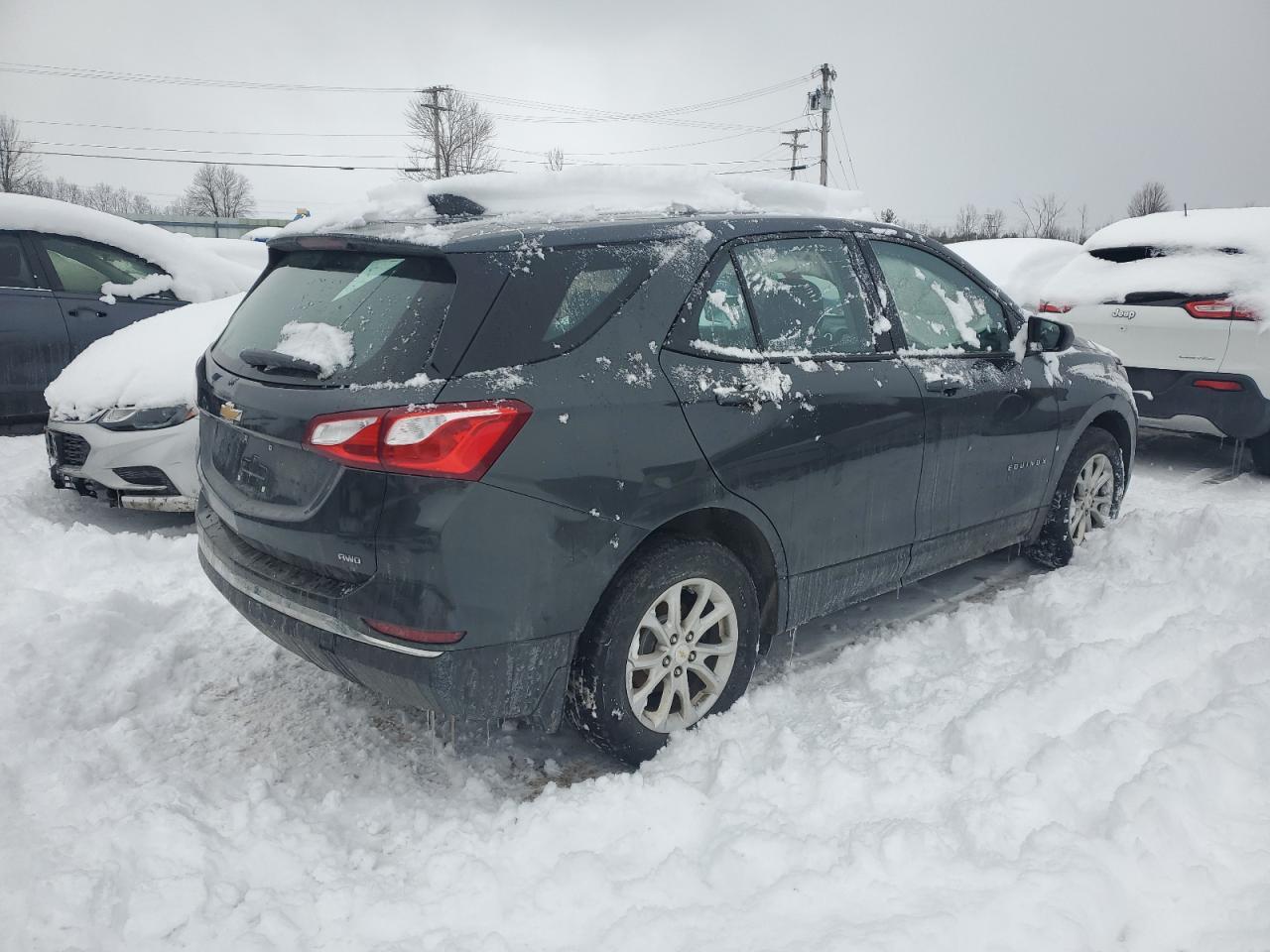 2018 Chevrolet Equinox VIN 2GNAXREVXJ6345531 Copart auction photo, all over damage thumbnail 3