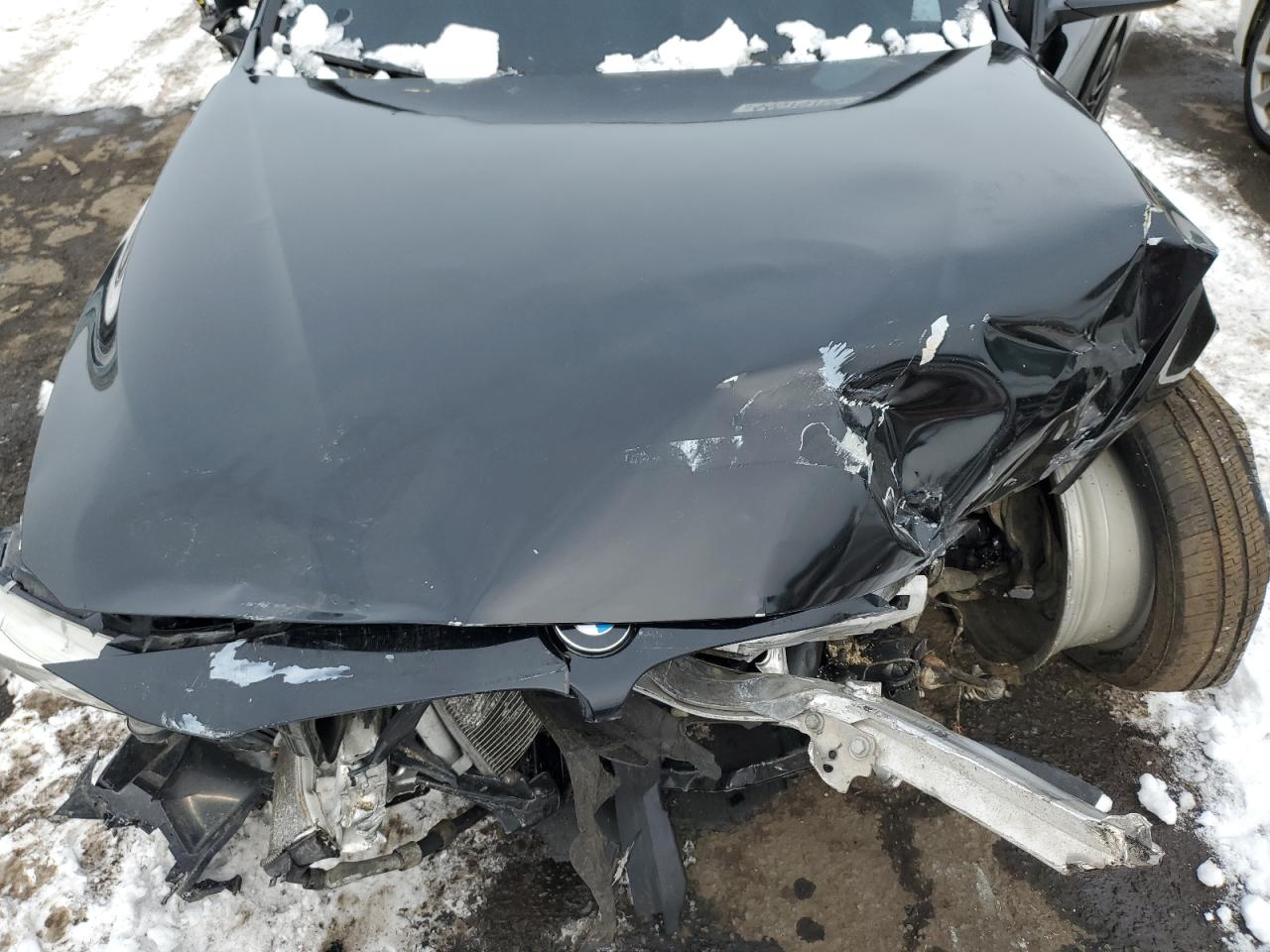 2016 BMW 4er VIN WBA3N9C50GK249663 Copart auction photo, front end / side damage thumbnail 11