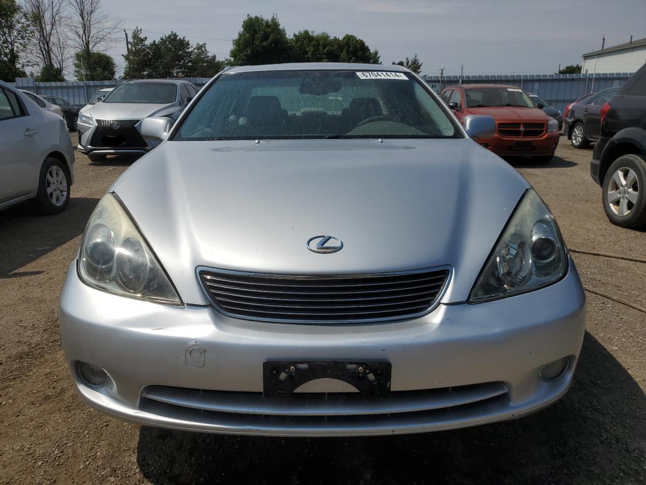 2005 Lexus ES VIN JTHBA30G055071941 Copart auction photo, side / undercarriage damage thumbnail 5