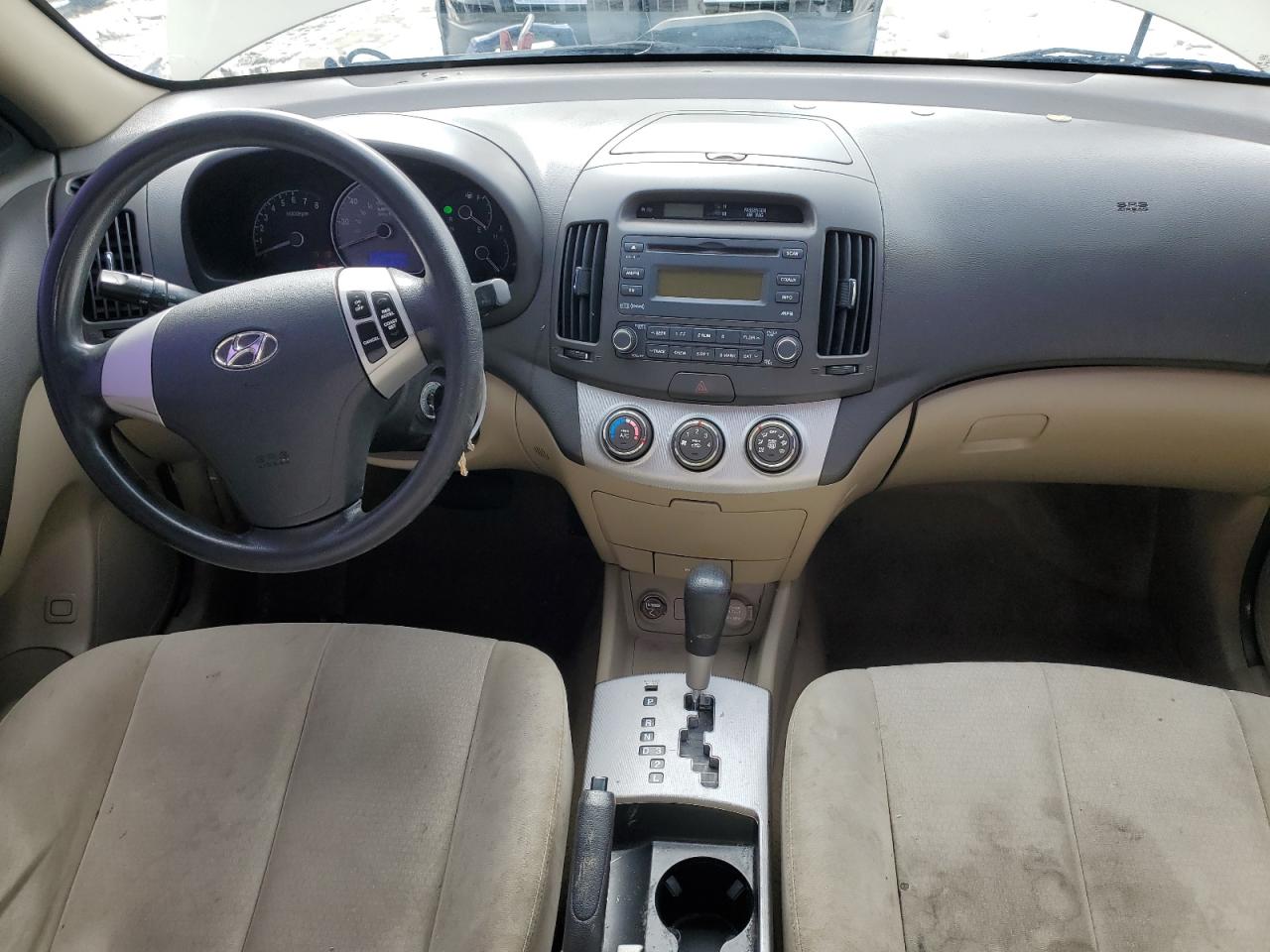 2007 Hyundai Elantra VIN KMHDU46DX7U138974 Copart auction photo, front end / rear end damage thumbnail 8