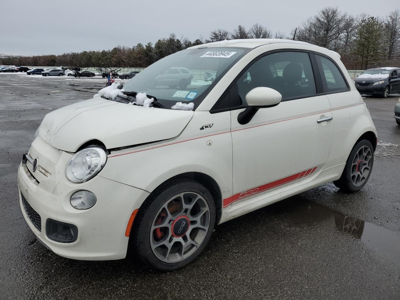 2012 Fiat 500 VIN 3C3CFFBR9CT110079 - Copart auction photo