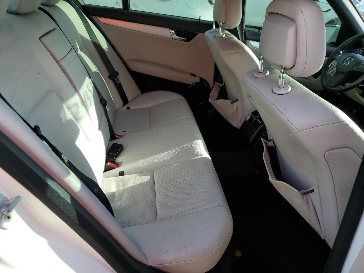 2010 Mercedes-Benz C-klasse VIN WDDGF5EBXAF412404 Copart auction photo, water/flood damage thumbnail 10