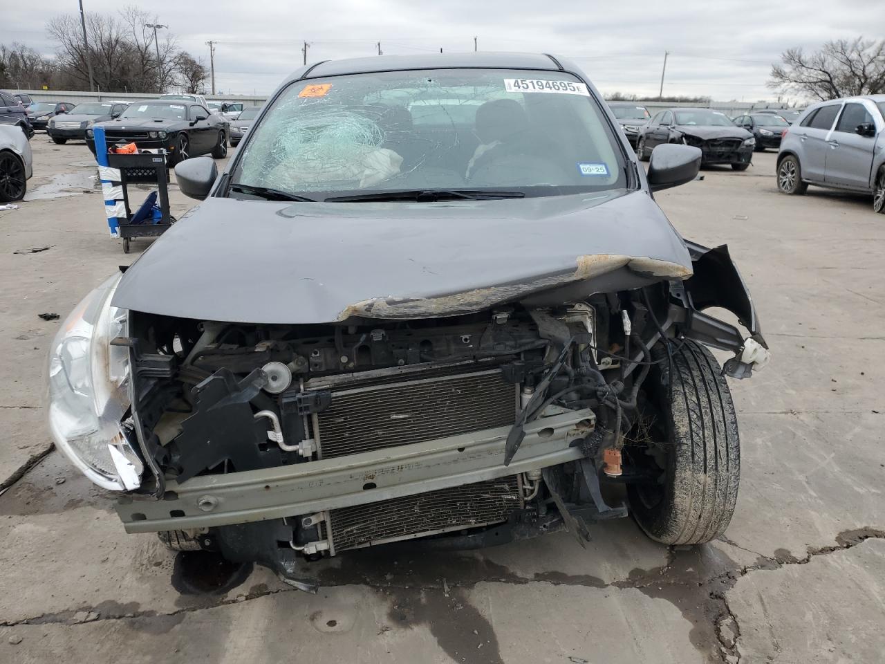 2016 Nissan Versa VIN 3N1CN7APXGL891188 Copart auction photo, front end / hail damage thumbnail 5